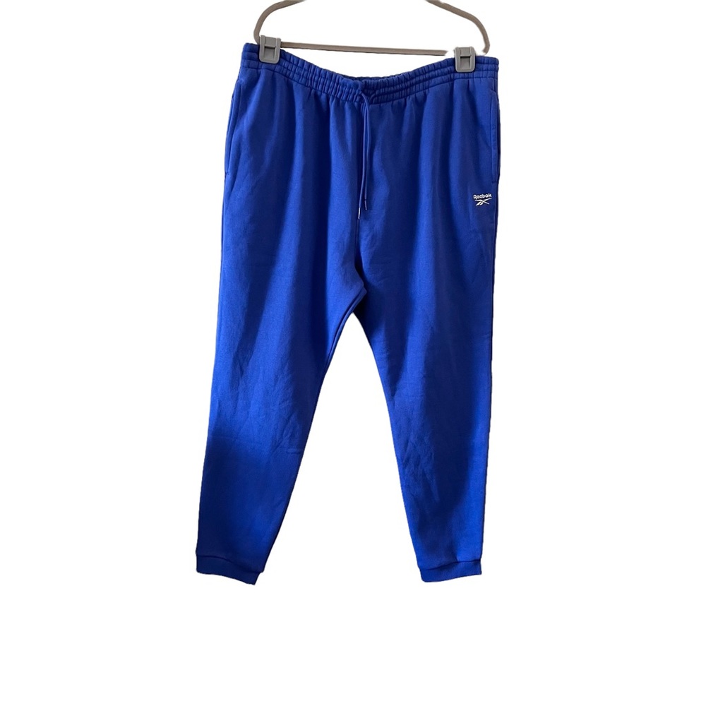 New REEBOK Black Joggers Sweatpants Drawstring and pockets Size 2XL Men's NWT